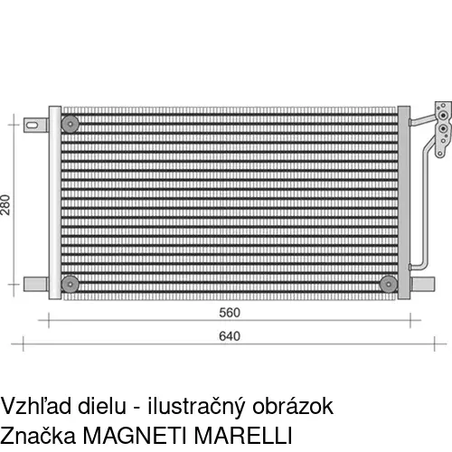 Chladiče klimatizácie POLCAR 2008K82X