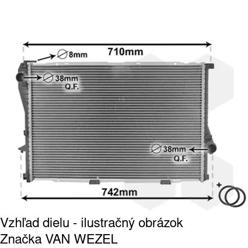 Chladiče vody POLCAR 202208-1 - obr. 2