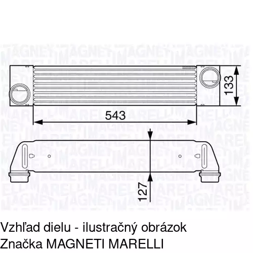 Chladiče vzduchu (Intercoolery) POLCAR 2023J81X - obr. 2