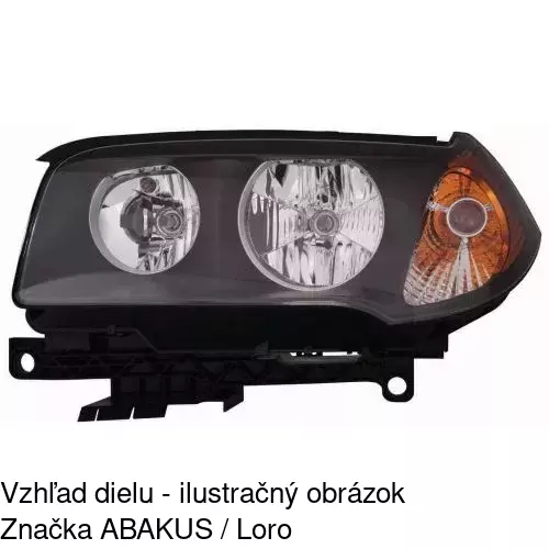 Hlavný reflektor POLCAR 205510-E - obr. 3