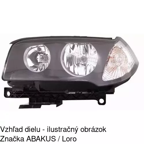 Hlavný reflektor POLCAR 2055104U - obr. 2