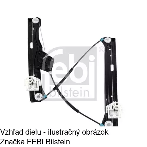 Elektrický mechanizmus okna dverí POLCAR 20C1PSE2E - obr. 5