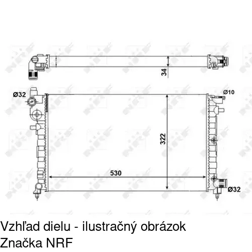 Chladiče vody POLCAR 230608B3 - obr. 2