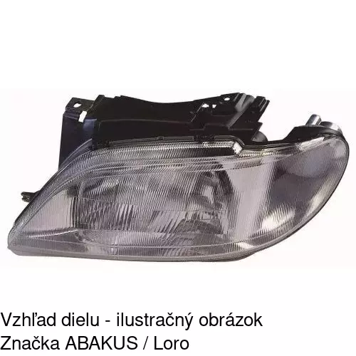 Hlavný reflektor POLCAR 2326090E - obr. 3