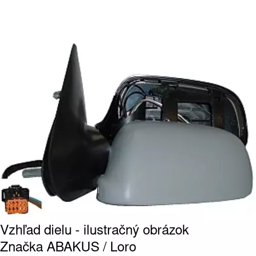 Vonkajšie zrkadlo POLCAR 2326526E - obr. 2