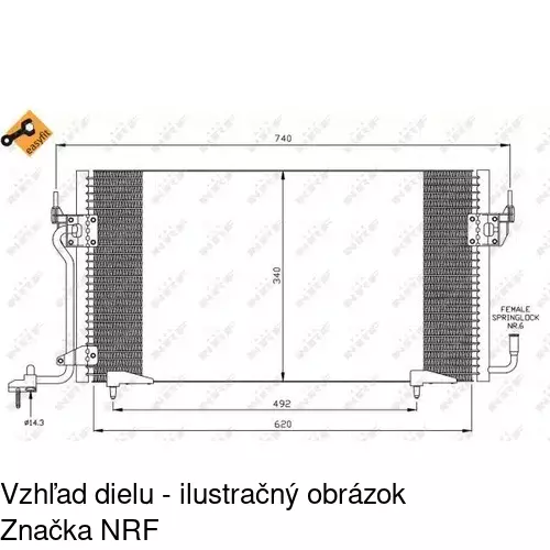 Chladiče klimatizácie POLCAR 2326K8C3 - obr. 1