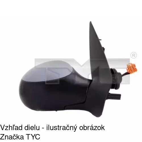 Vonkajšie zrkadlo POLCAR 2327528E - obr. 2