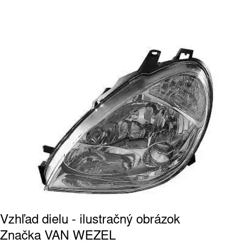 Hlavný reflektor POLCAR 232810-E - obr. 4