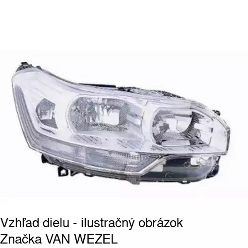 Hlavný reflektor POLCAR 233410-E - obr. 5