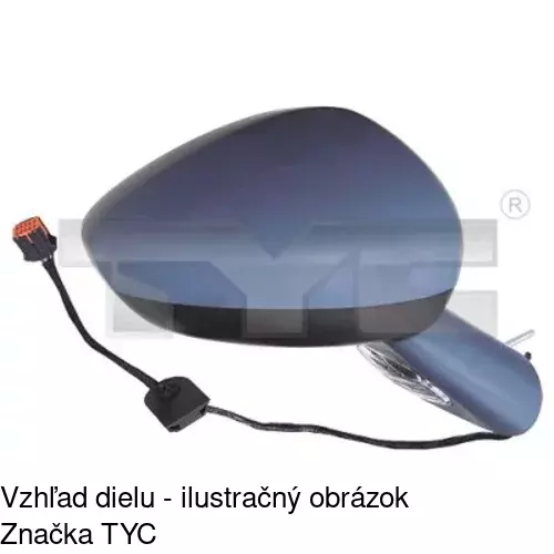 Vonkajšie zrkadlo POLCAR 2334525E