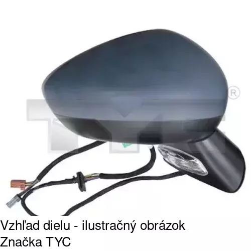 Vonkajšie zrkadlo POLCAR 2338524E