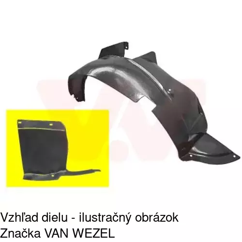 Kryt motora POLCAR 235134-8 - obr. 2