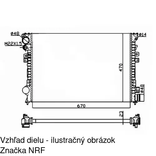 Chladiče vody POLCAR 2380082X - obr. 3