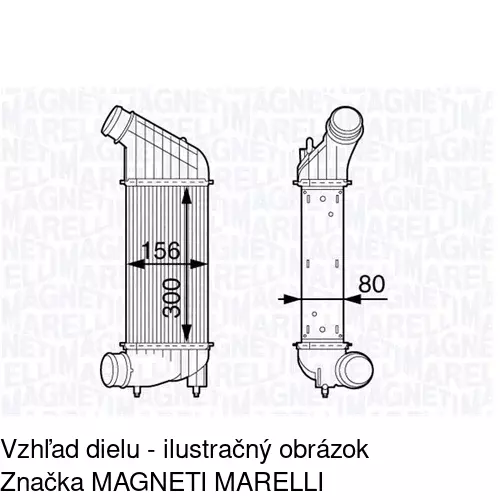 Chladiče vzduchu (Intercoolery) POLCAR 2397J82X - obr. 2