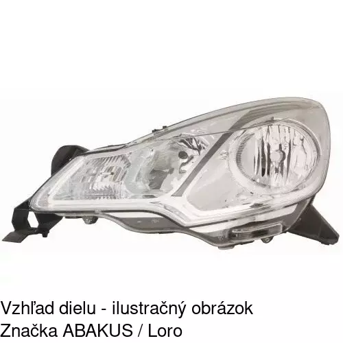 Hlavný reflektor POLCAR 23B110-E - obr. 3