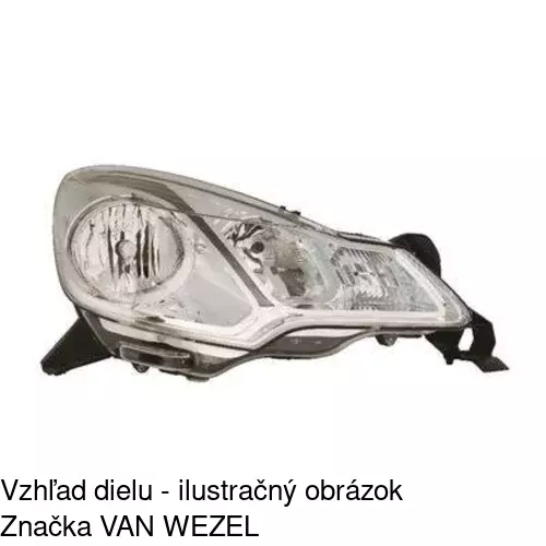 Hlavný reflektor POLCAR 23B1100E - obr. 1