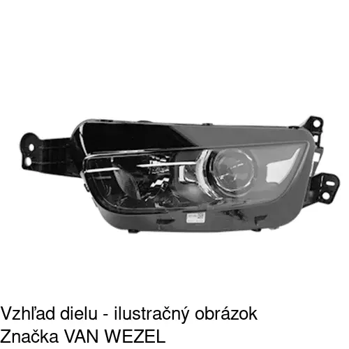 Hlavný reflektor POLCAR 23M1091U - obr. 2