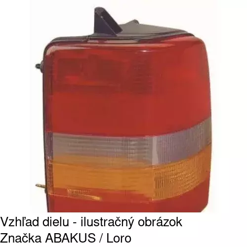 Zadné svetlo POLCAR 240587-0 - obr. 1