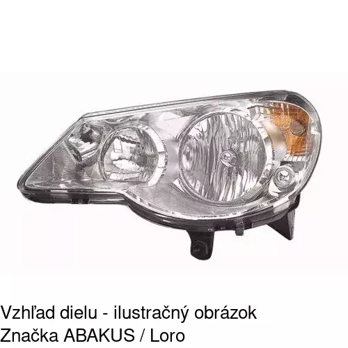 Hlavný reflektor POLCAR 241309