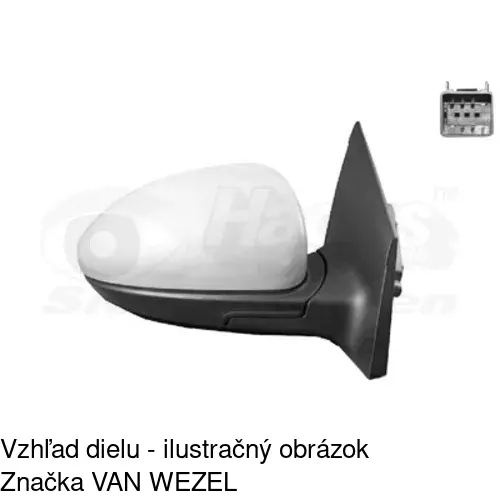 Vonkajšie zrkadlo POLCAR 2508525S - obr. 5