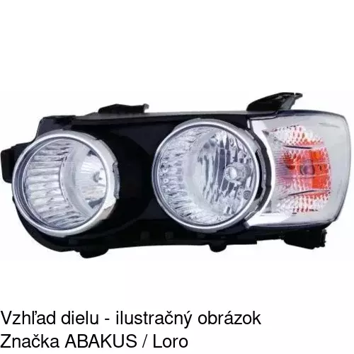 Hlavný reflektor POLCAR 25B110-E - obr. 2