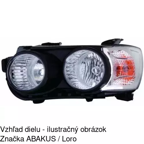 Hlavný reflektor POLCAR 25B1102E - obr. 2