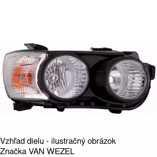 Hlavný reflektor POLCAR 25B1102E - obr. 3