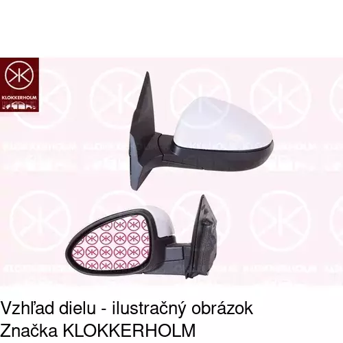 Vonkajšie zrkadlo POLCAR 25B1523M