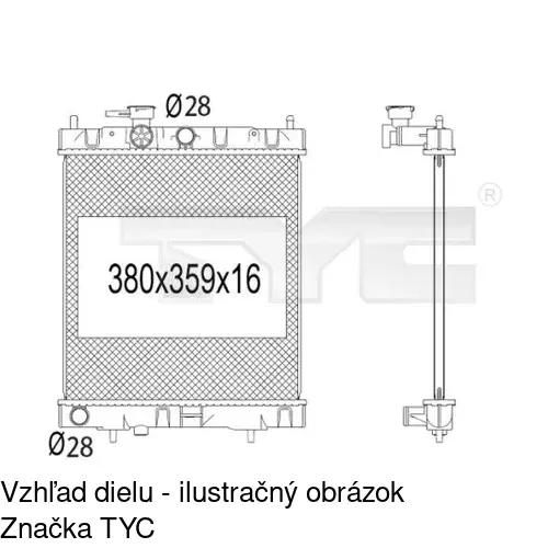 Chladiče vody POLCAR 2705082K