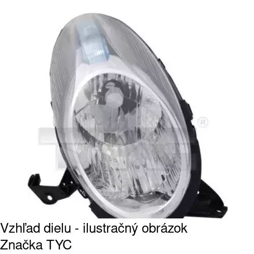 Hlavný reflektor POLCAR 2707096V - obr. 1