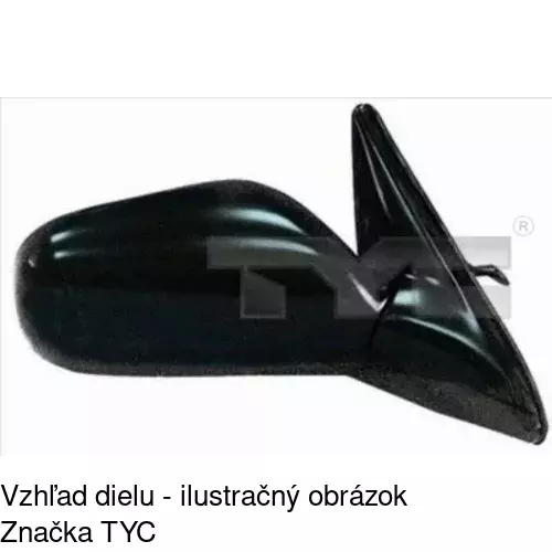 Vonkajšie zrkadlo POLCAR 2728511E