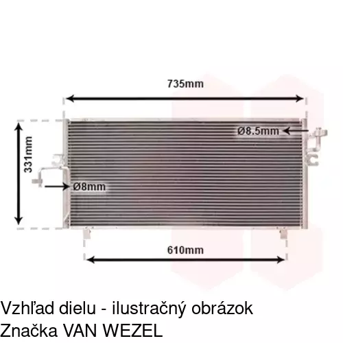 Chladiče klimatizácie POLCAR 2732K8C1 - obr. 3