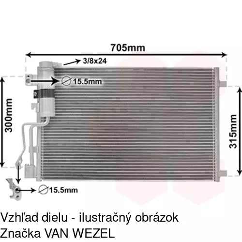 Chladiče klimatizácie POLCAR 2759K8C2S - obr. 1