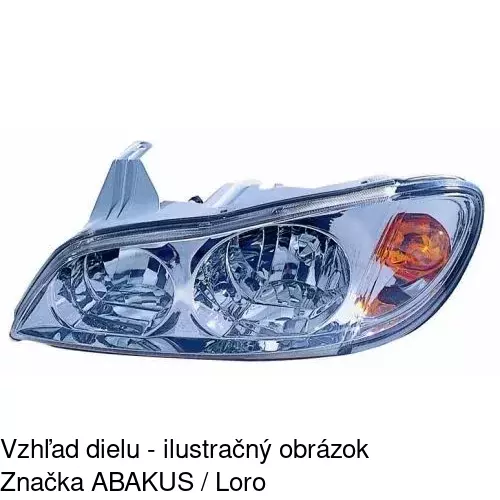 Hlavný reflektor POLCAR 276310-E