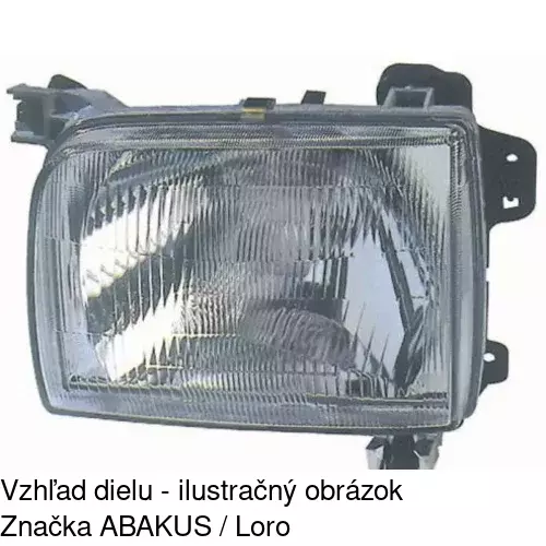 Hlavný reflektor POLCAR 279609-E