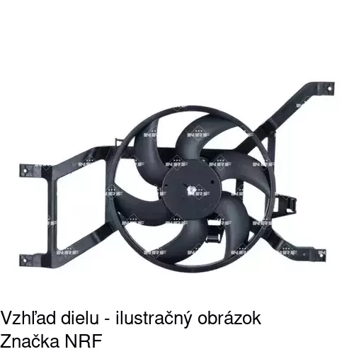 Ventilátory chladičov POLCAR 280023W1