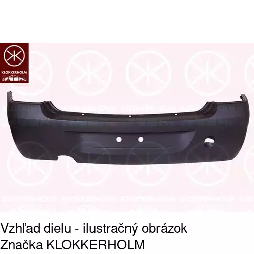 Zadný nárazník POLCAR 280096