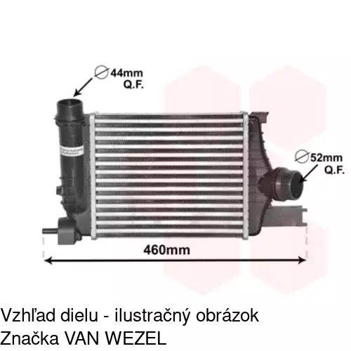 Chladiče vzduchu (Intercoolery) POLCAR 2820J8-1 - obr. 3