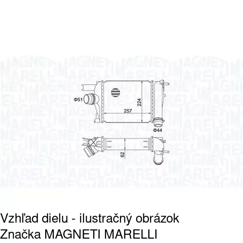 Chladiče vzduchu (Intercoolery) POLCAR 28B1J8-1