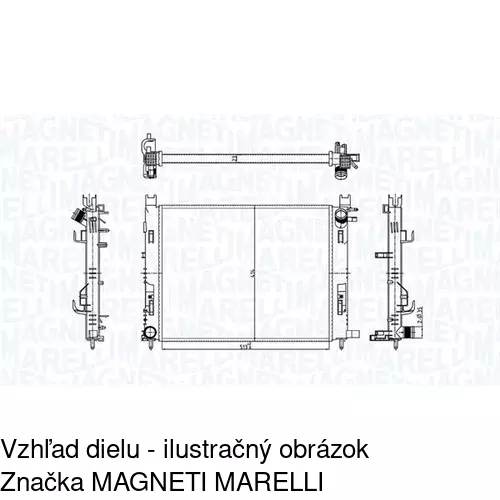 Chladiče vody POLCAR 28M108A1 - obr. 1