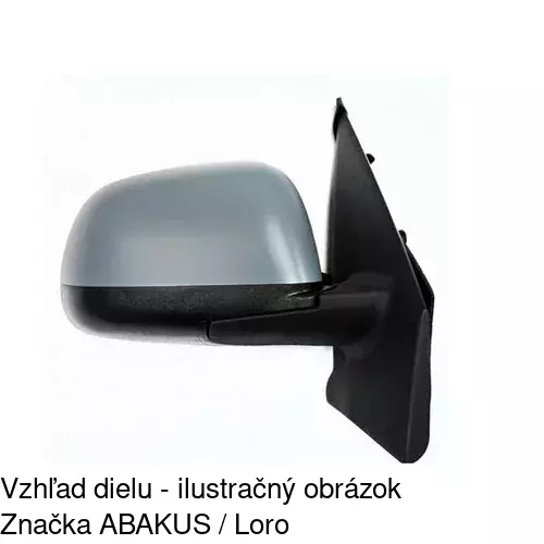 Vonkajšie zrkadlo POLCAR 28U1521E - obr. 3