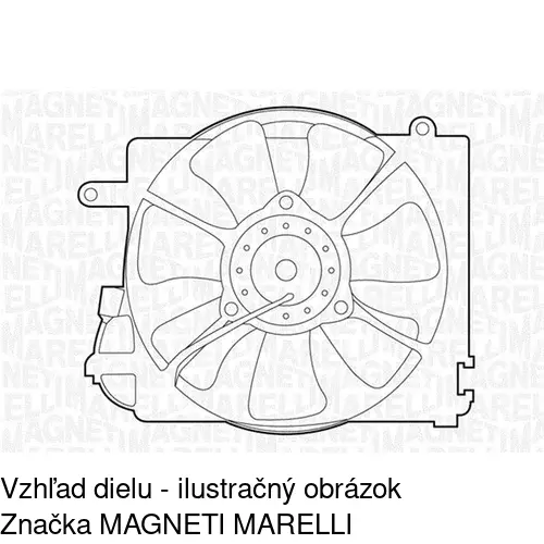 Ventilátory chladičov 290323W1 /POLCAR/