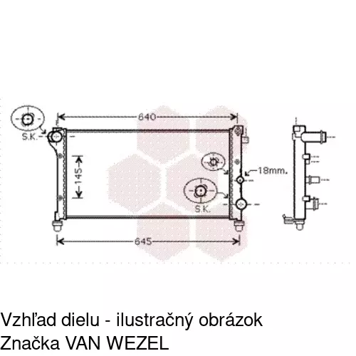 Chladiče vody POLCAR 300308A3 - obr. 4