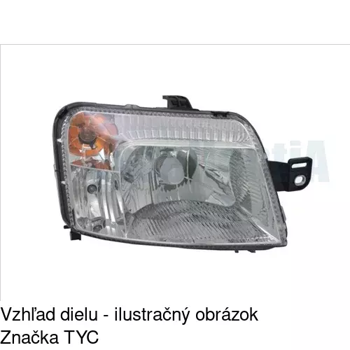 Hlavný reflektor POLCAR 3003101E