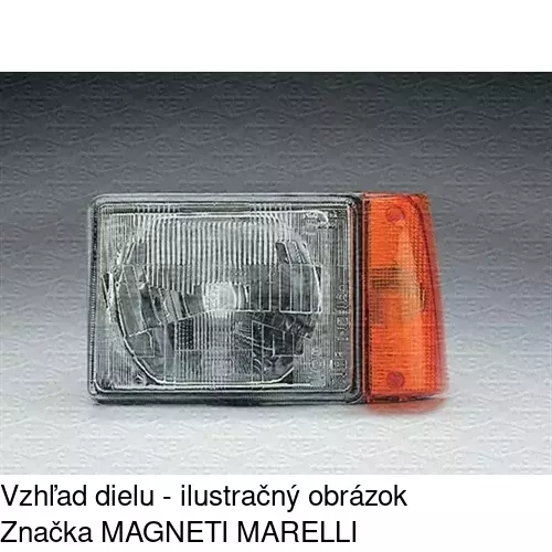 Hlavný reflektor POLCAR 300410-E - obr. 1