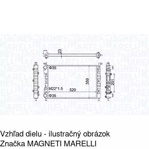 Chladiče vody POLCAR 300508A2 - obr. 1