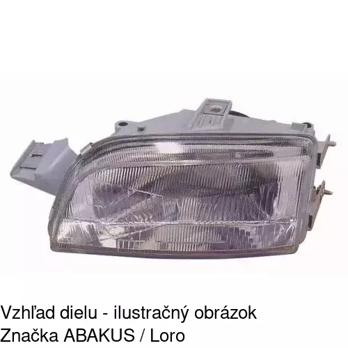 Hlavný reflektor POLCAR 3017101H - obr. 5