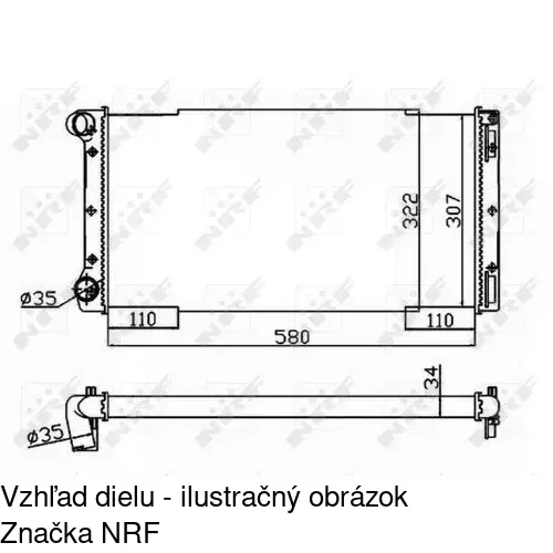 Chladiče vody 302208A2 /POLCAR/ - obr. 4