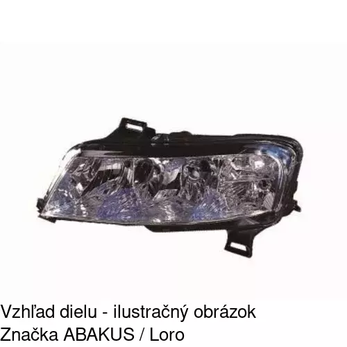 Hlavný reflektor POLCAR 303009-E - obr. 2