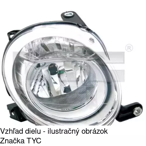 Hlavný reflektor POLCAR 303510-E - obr. 1